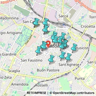 Mappa 41100 Modena MO, Italia (0.6745)