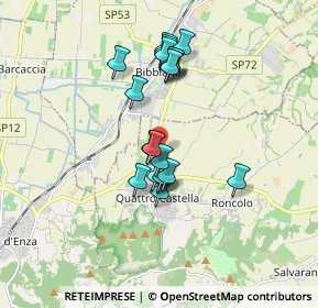 Mappa Strada Provinciale, 42020 Quattro Castella RE, Italia (1.457)