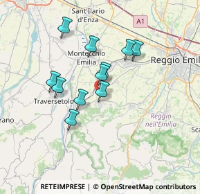 Mappa Strada Provinciale, 42020 Quattro Castella RE, Italia (5.70909)