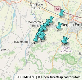 Mappa Strada Provinciale, 42020 Quattro Castella RE, Italia (4.46929)