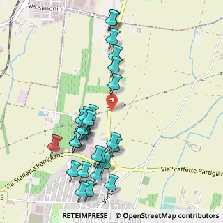 Mappa Strada Provinciale, 42020 Quattro Castella RE, Italia (0.55517)