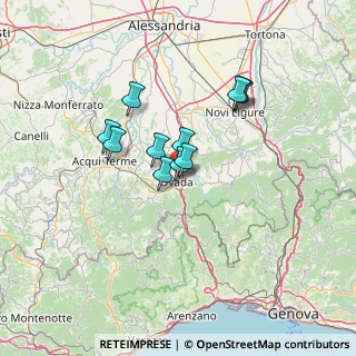 Mappa Via Roccagrimalda Loc. campone, 15076 Ovada AL, Italia (9.95455)