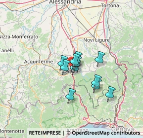 Mappa Via Roccagrimalda Loc. campone, 15076 Ovada AL, Italia (8.43909)