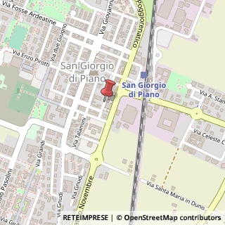 Mappa Via Giuseppe Garibaldi, 3, 40016 San Giorgio di Piano, Bologna (Emilia Romagna)