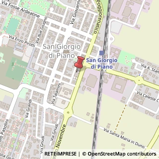 Mappa Via Giuseppe Garibaldi, 12, 40016 San Giorgio di Piano, Bologna (Emilia Romagna)