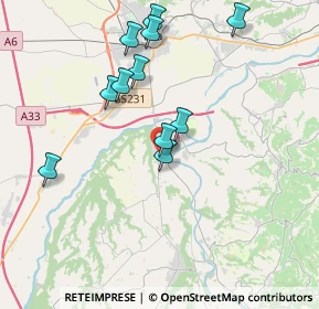 Mappa Via Oreste Badellino, 12062 Cherasco CN, Italia (3.72091)