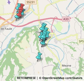 Mappa Via Oreste Badellino, 12062 Cherasco CN, Italia (1.45733)