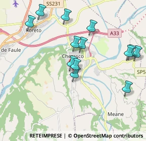 Mappa Via Oreste Badellino, 12062 Cherasco CN, Italia (2.03846)