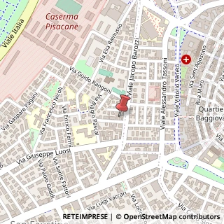 Mappa Via Beniamino Franklin, 8, 41124 Modena, Modena (Emilia Romagna)