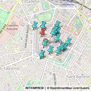 Mappa Primo piano, 41121 Modena MO, Italia (0.341)