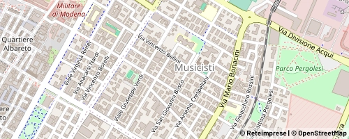 Mappa Modena
