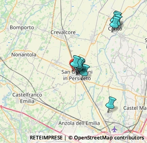 Mappa Centro Commerciale Porta Marcolfa, 40017 San Giovanni in Persiceto BO, Italia (6.12091)