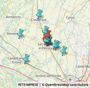 Mappa Centro Commerciale Porta Marcolfa, 40017 San Giovanni in Persiceto BO, Italia (3.97385)