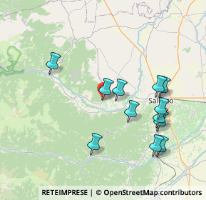 Mappa Via Valle Po, 12036 Revello CN, Italia (7.7525)