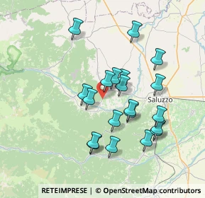 Mappa Via Valle Po, 12036 Revello CN, Italia (6.6925)