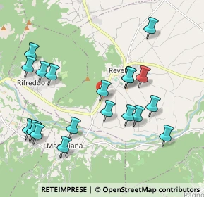 Mappa Via Valle Po, 12036 Revello CN, Italia (2.2045)