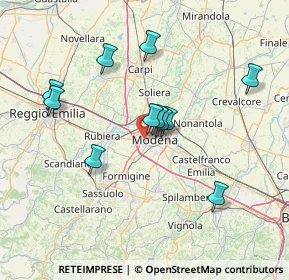 Mappa Via Talete di Mileto, 41126 Modena MO, Italia (13.33818)