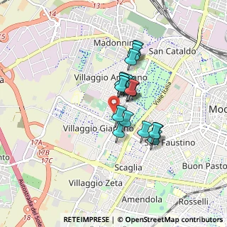 Mappa Via Galeno Claudio, 41126 Modena MO, Italia (0.597)