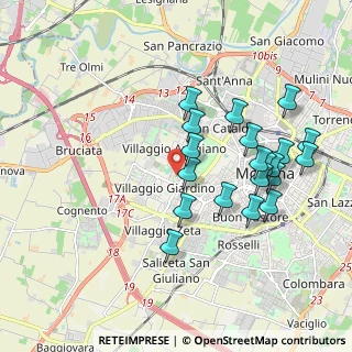 Mappa Via Galeno Claudio, 41126 Modena MO, Italia (1.919)