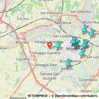 Mappa Via Galeno Claudio, 41126 Modena MO, Italia (2.47364)