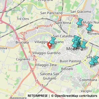 Mappa Via Galeno Claudio, 41126 Modena MO, Italia (2.65727)
