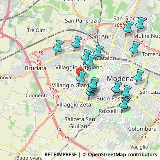 Mappa Via Galeno Claudio, 41126 Modena MO, Italia (1.94842)