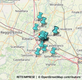 Mappa Viale Jacopo Barozzi, 41124 Modena MO, Italia (7.16211)