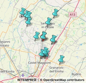 Mappa Via Guglielmo Marconi, 40016 San Giorgio di Piano BO, Italia (6.26688)