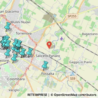 Mappa Strada Montanara, 41122 Modena MO, Italia (3.4005)