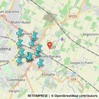 Mappa Strada Montanara, 41122 Modena MO, Italia (2.17583)