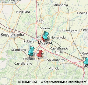 Mappa Via Beniamino Franklin, 41124 Modena MO, Italia (56.6325)