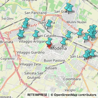 Mappa Via Beniamino Franklin, 41124 Modena MO, Italia (2.8245)