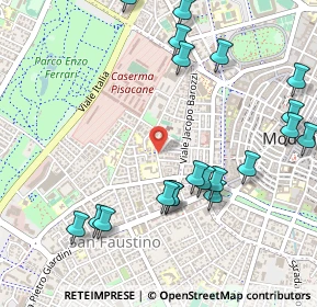 Mappa Via Beniamino Franklin, 41124 Modena MO, Italia (0.611)