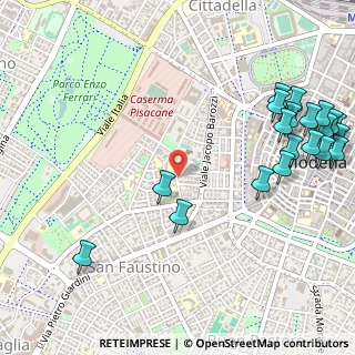 Mappa Via Beniamino Franklin, 41124 Modena MO, Italia (0.736)
