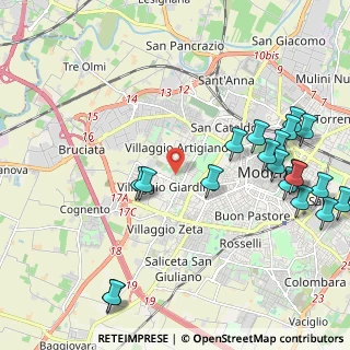 Mappa Largo Alfredo Nobel, 41126 Modena MO, Italia (2.6865)