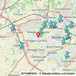 Mappa Largo Alfredo Nobel, 41126 Modena MO, Italia (2.63308)