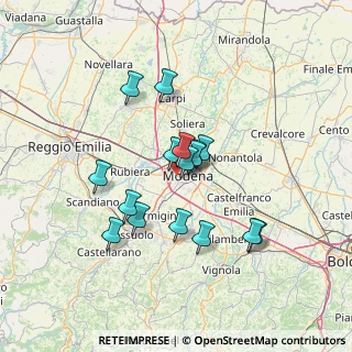 Mappa Largo Alfredo Nobel, 41126 Modena MO, Italia (11.43063)