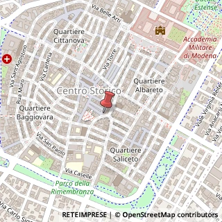 Mappa Piazza XX Settembre, 25, 41121 Modena, Modena (Emilia Romagna)