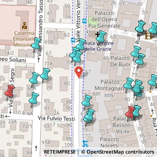 Mappa Viale Vittorio Veneto, 41124 Modena MO, Italia (0.08889)