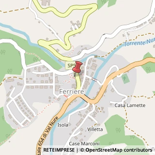 Mappa Piazza Miniere, 3, 29024 Ferriere, Piacenza (Emilia Romagna)