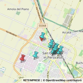 Mappa Via della Zoia, 40017 San Giovanni in Persiceto BO, Italia (0.88083)