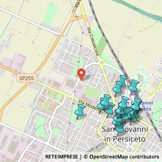 Mappa Via della Zoia, 40017 San Giovanni in Persiceto BO, Italia (0.7185)
