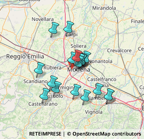 Mappa Via G. Rondelli, 41126 Modena MO, Italia (10.81368)