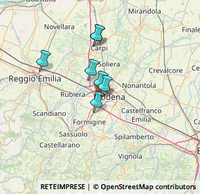 Mappa Via G. Rondelli, 41126 Modena MO, Italia (19.45364)