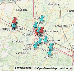 Mappa Via G. Rondelli, 41126 Modena MO, Italia (14.03786)