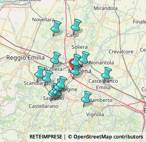 Mappa Via G. Rondelli, 41126 Modena MO, Italia (11.918)