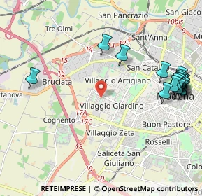Mappa Via G. Rondelli, 41126 Modena MO, Italia (2.716)
