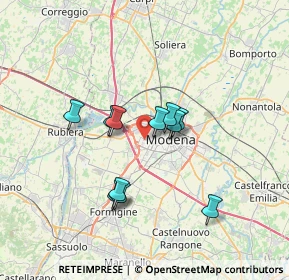Mappa Via G. Rondelli, 41126 Modena MO, Italia (5.62455)