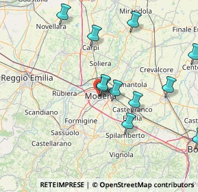 Mappa Viale Alessandro Tassoni, 41124 Modena MO, Italia (25.28474)