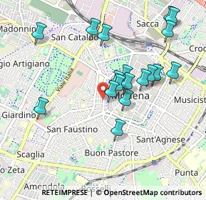 Mappa Viale Alessandro Tassoni, 41124 Modena MO, Italia (0.935)